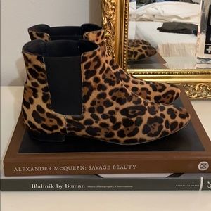 J. Crew Leopard Boots